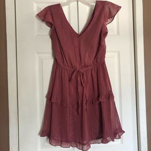 Worn only once, very cute pink dress